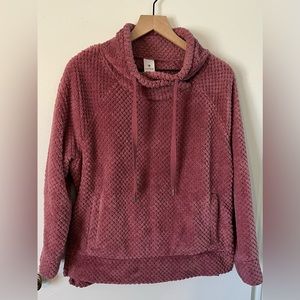 Plush pullover sweater
